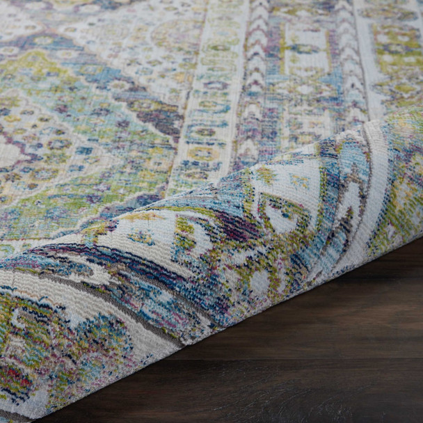 Nourison Ankara Global ANR07 Blue Green Rug