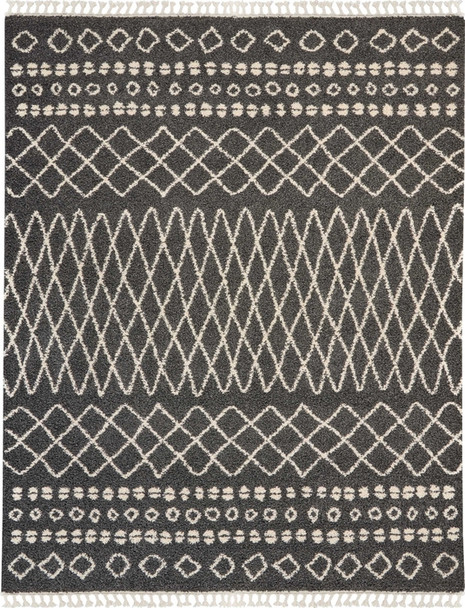 Nourison Moroccan Shag MRS02 Charcoal Rug