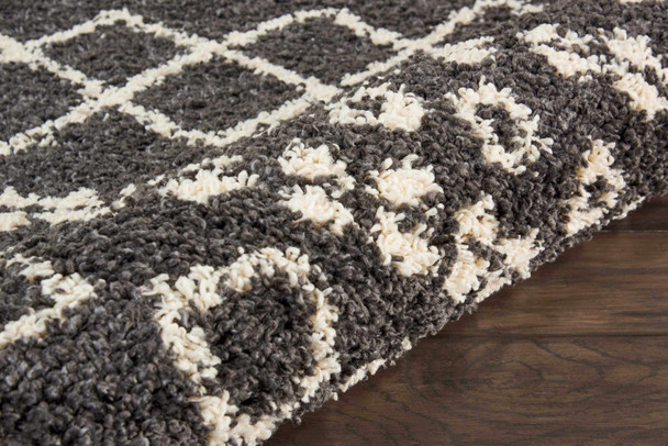 Nourison Moroccan Shag MRS02 Charcoal Rug