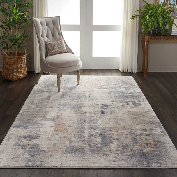 Nourison Rustic Textures RUS05 Beige Grey Rug