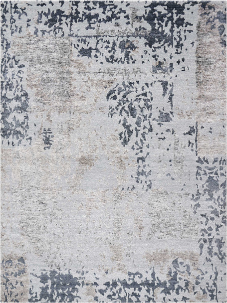 Nourison Silk Shadows SHA16 Silver Grey Rug