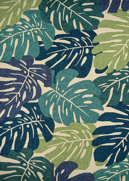 Couristan Covington Monstera 3534-1521 Cream Multi Area Rug