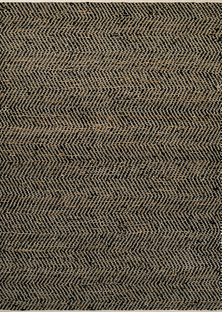 Couristan Nature's Elements Ice 7199-0822 Black Area Rug