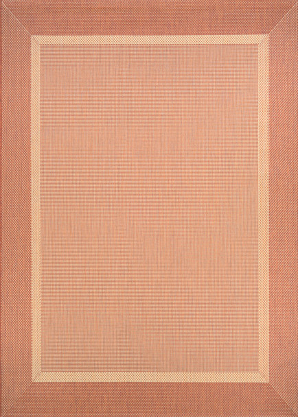 Couristan Recife Stria Texture 5526-1112 Natural Terra Cotta Area Rug