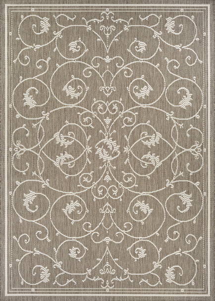 Couristan Recife Veranda 1583-2312 Champagne Taupe Area Rug