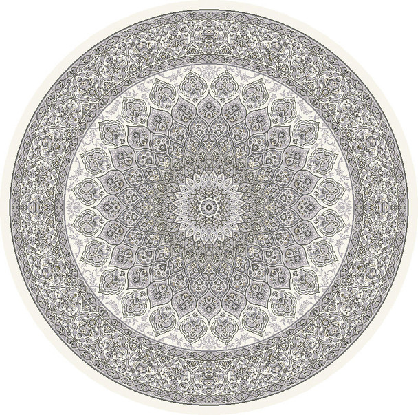 Dynamic Ancient Garden 57090 6666 Cream Grey Area Rug