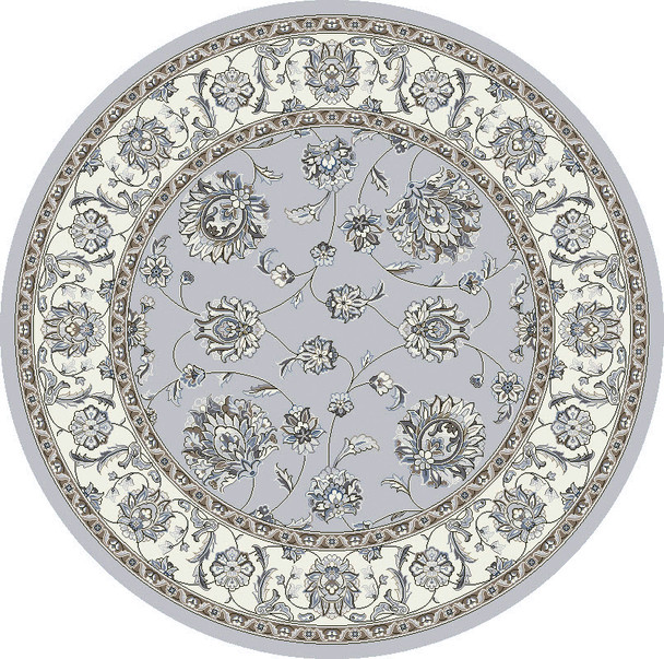 Dynamic Ancient Garden 57365 9666 Soft Grey Cream Area Rug