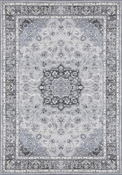 Dynamic Ancient Garden 57559 9656 Silver Grey Area Rug