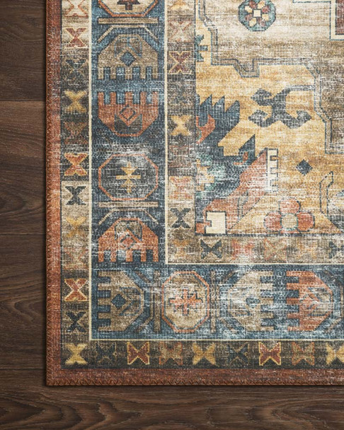 Loloi Skye SKY-11 Rust Blue Rug