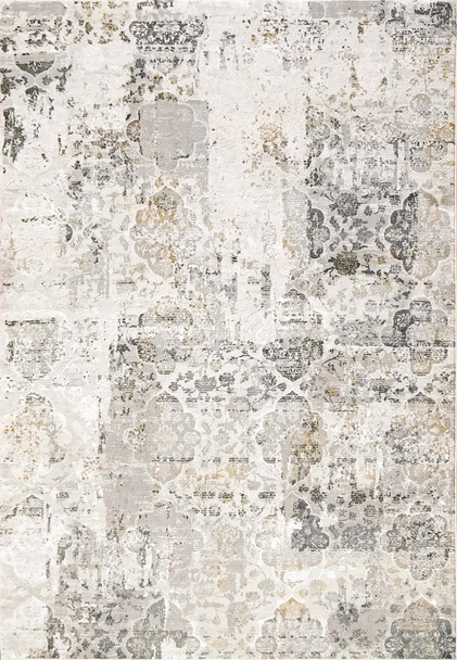 Dynamic Quartz 27077 190 Ivory Grey Rug