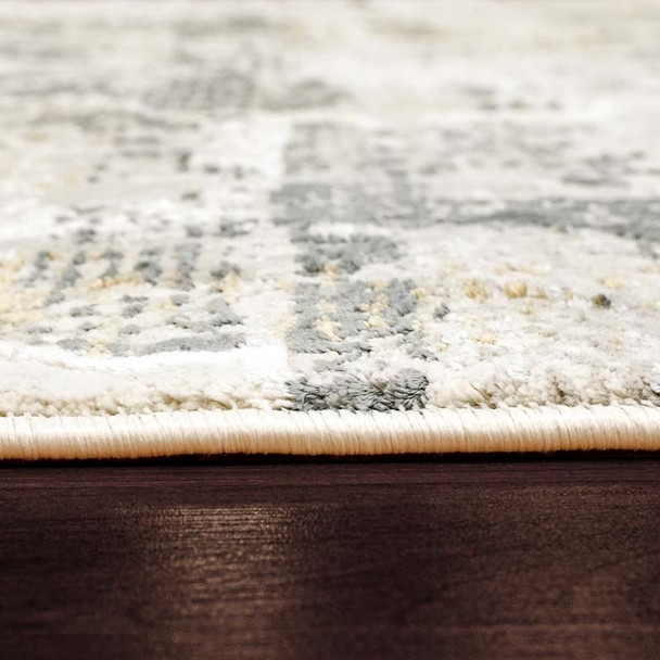 Dynamic Quartz 27077 190 Ivory Grey Rug