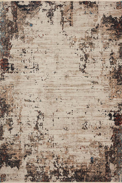 Loloi Leigh LEI-05 Ivory Charcoal Rug