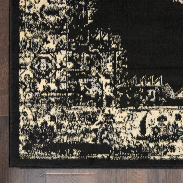 Nourison Grafix GRF14 Black Rug