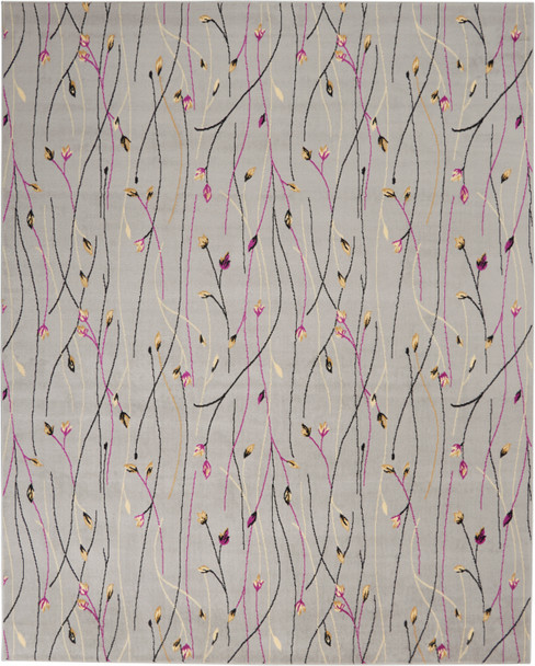 Nourison Grafix GRF15 Grey Rug