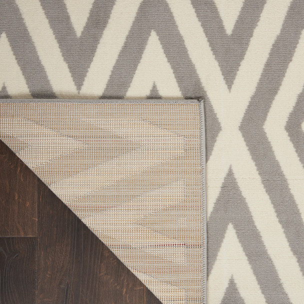 Nourison Grafix GRF18 White Grey Rug