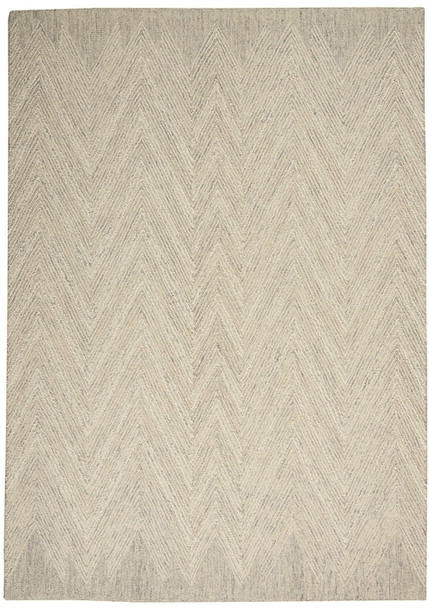 Nourison Interlock ITL04 Ivory Grey Rug
