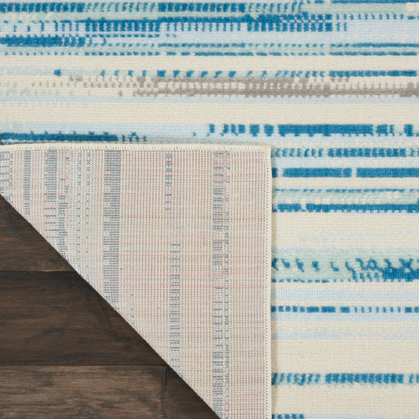 Nourison Jubilant JUB04 Blue Rug