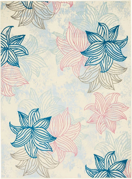 Nourison Jubilant JUB08 Ivory Multicolor Rug