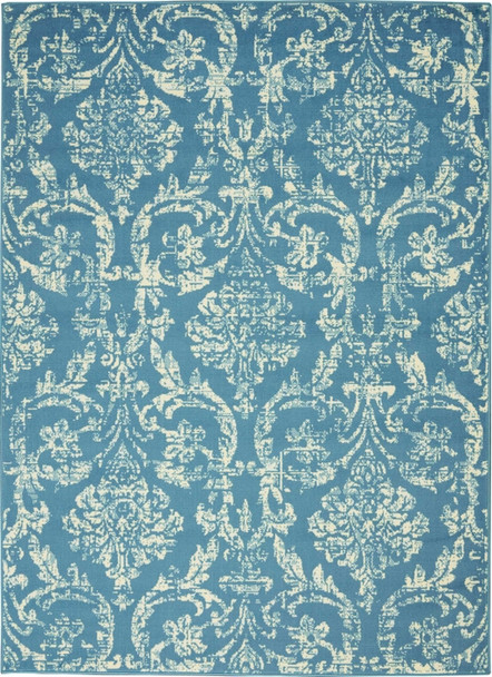 Nourison Jubilant JUB09 Blue Rug