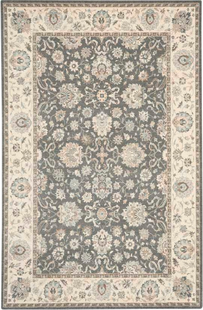 Nourison Living Treasures LI16 Grey Ivory Rug