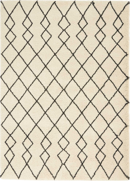 Nourison Martil MAT01 Ivory Charcoal Rug