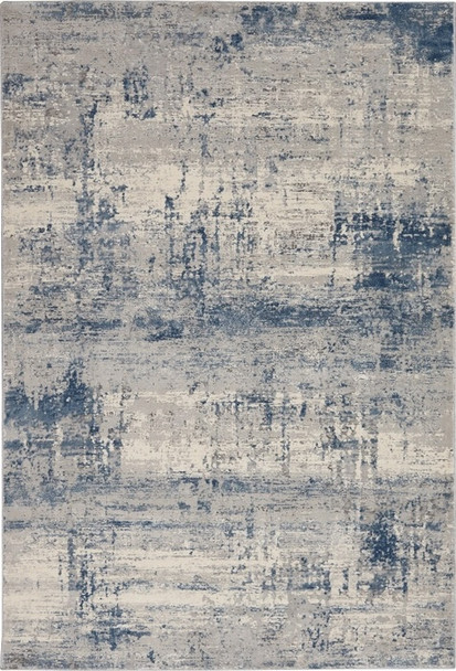 Nourison Rustic Textures RUS10 Ivory Blue Rug
