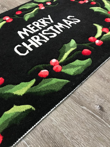 Merry Christmas Scatter Rug ( 2' x 3 ' Rect )