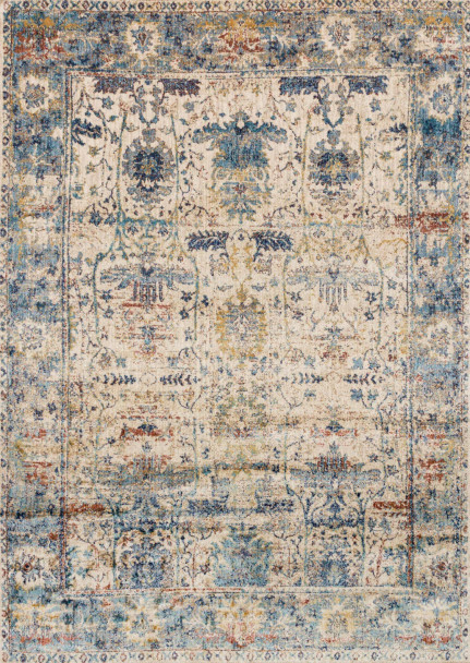 Loloi Anastasia AF-07 Sand Light Blue Rug
