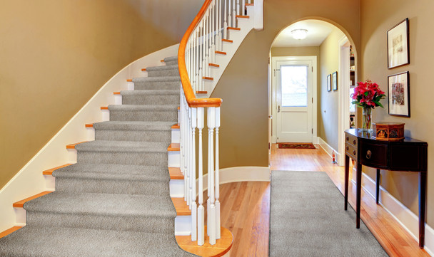 Mohrsville MR-01 Taupe Finished Stair & Hall Runner