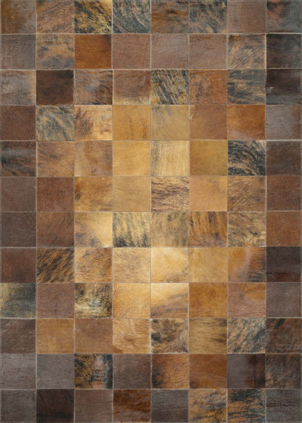 Couristan Chalet 0348/1579 Tile Brown Rug