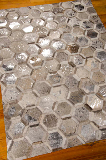 Nourison MA01 City Chic CTY01 Silver Rug
