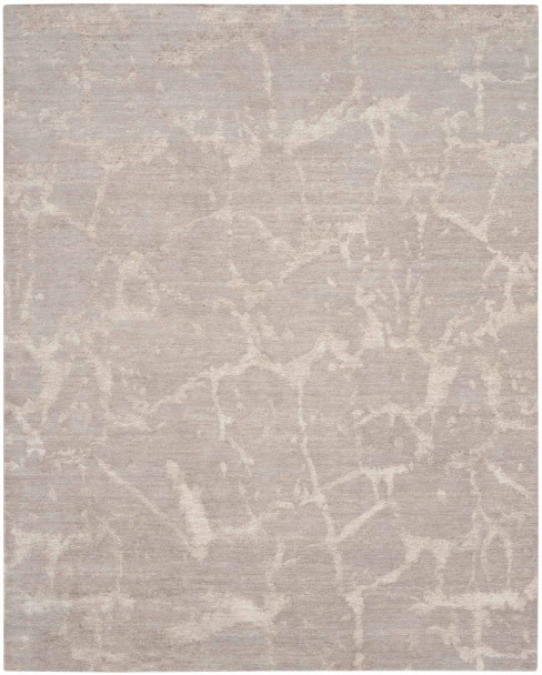Nourison Silk Shadows SHA02 Silver Rug