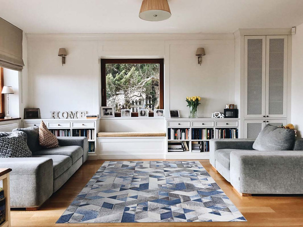 Couristan Prairie Falsterbo  2883-0380 Denim  Rug