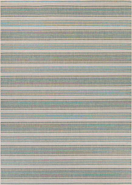 Couristan Monaco 6041/3107 Marbella Blue Mist/Ivory Rug