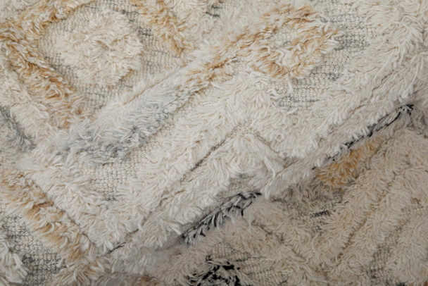 Feizy Anica 8004F Ivory Gray Black Area Rug