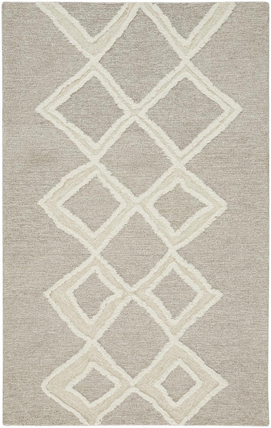 Feizy Anica 8009F Taupe Ivory Rug