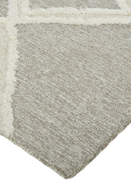 Feizy Anica 8009F Taupe Ivory Rug