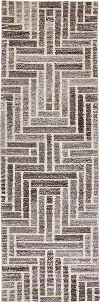 Feizy Asher 8768F Gray Ivory Rug