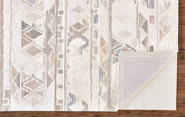 Feizy Asher 8770F Ivory Brown Rug