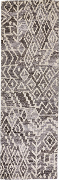 Feizy Asher 8771F Gray White Rug