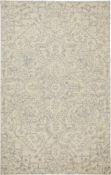 Feizy Belfort 8831F Ivory Blue Rug