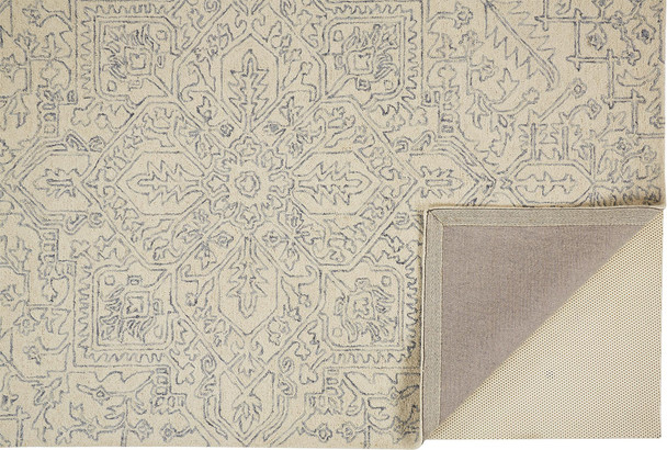 Feizy Belfort 8831F Ivory Blue Rug