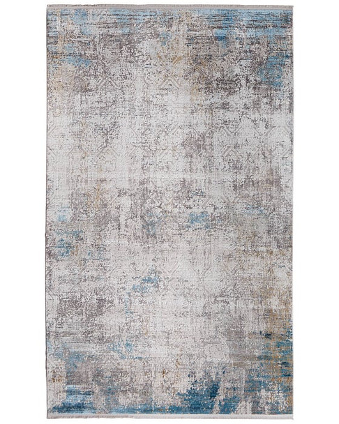 Feizy Cadiz 3889F Ivory Blue Rug