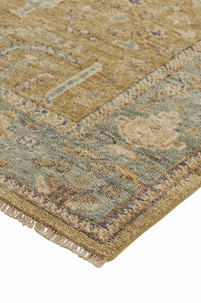 Feizy Carrington 6501F Gold Gray Rug