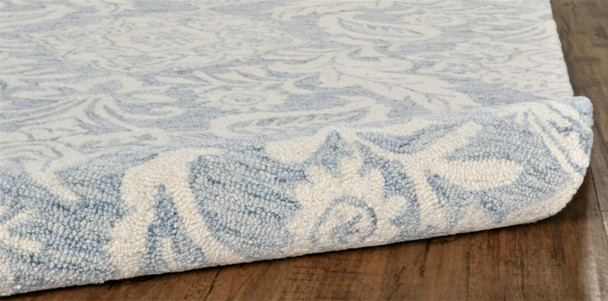 Feizy Belfort 8776F Blue Ivory Rug