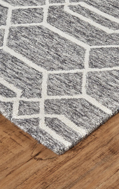 Feizy Belfort 8777F Gray Ivory Rug
