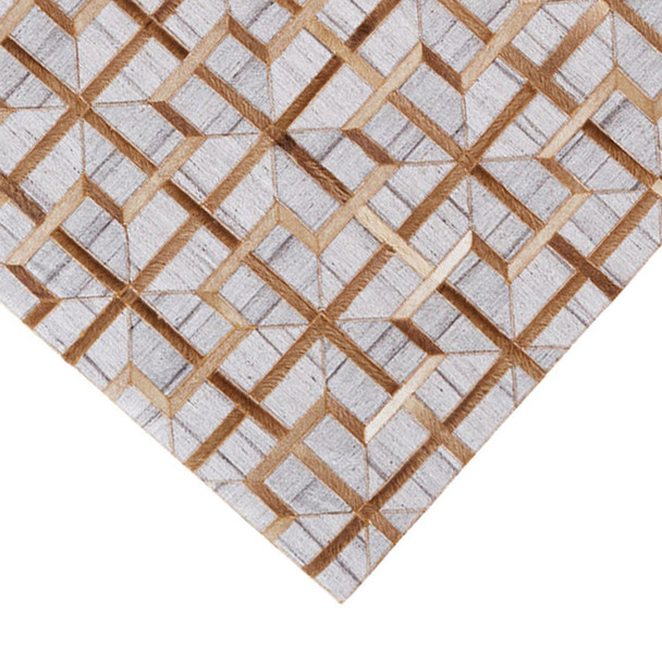 Feizy Fannin 0756F Brown Gray Rug