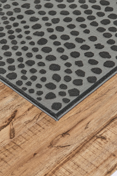 Feizy Gaspar 3835F Gray Silver Rug