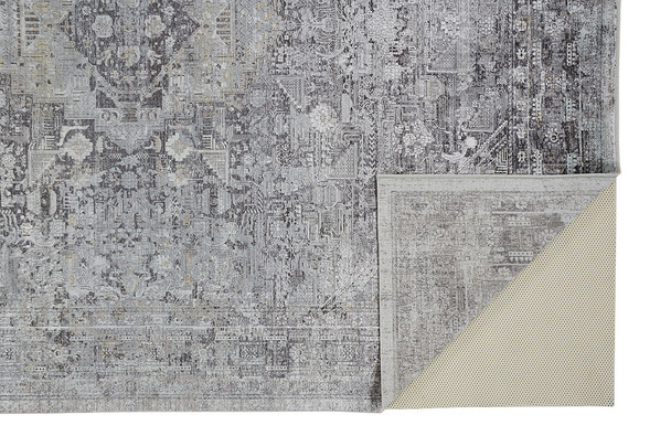 Feizy Sarrant 3966F Gray Silver Rug