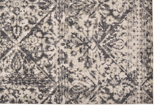 Feizy Kano 3876F Gray Ivory Rug
